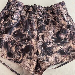 Stylish Women's FLX Marble Print Shorts